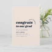 Gefeliciteerd met ons Afstudeerder Simple Afstuder Kaart (Staand voorkant)