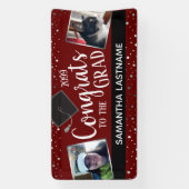 Gefeliciteerd met ons Afstudeerder twee fotoklasse Spandoek (Verticaal)