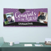 Gefeliciteerd met ons Afstudeerder Twee foto's per Spandoek (Beurs)