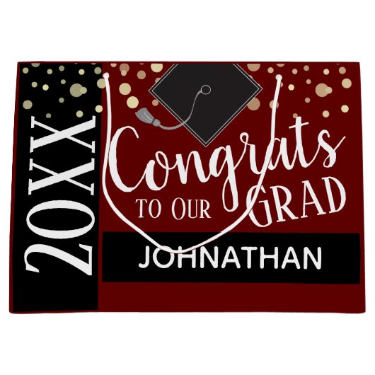 Gefeliciteerd met ons Afstudeerder voor elk jaar a Groot Cadeauzakje (Voorkant)