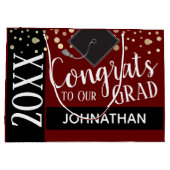 Gefeliciteerd met ons Afstudeerder voor elk jaar a Groot Cadeauzakje (Achterkant)