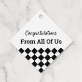 Gefeliciteerd met ons papieren Label (Achterkant)