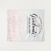 Gefeliciteerd met onze afgestudeerde Roze Gouden C Wandkleed (Voorkant (horizontaal))