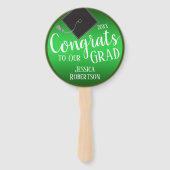 Gefeliciteerd met onze Afstudeerder, foto van 2021 Handwaaier (Voorkant)
