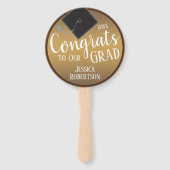 Gefeliciteerd met onze Afstudeerder, foto van 2021 Handwaaier (Voorkant)