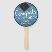 Gefeliciteerd met onze Afstudeerder, foto van 2022 Handwaaier (Voorkant)