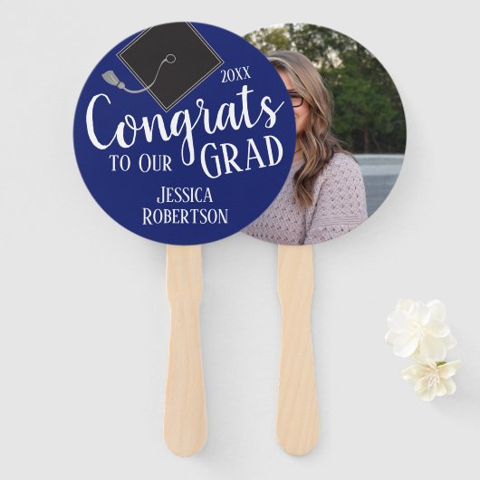 Gefeliciteerd met onze Afstudeerder klasse van 202 Handwaaier (Voorkant en achterkant)