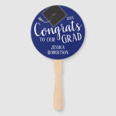 Gefeliciteerd met onze Afstudeerder klasse van 202 Handwaaier (Voorkant)