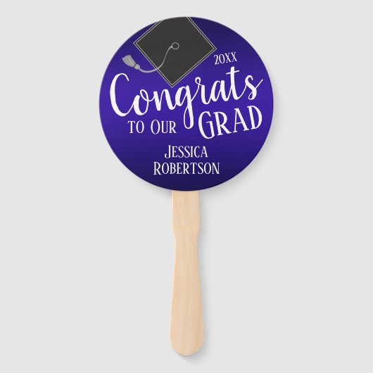 Gefeliciteerd met onze Afstudeerder klasse van 202 Handwaaier (Voorkant)