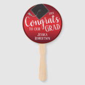 Gefeliciteerd met onze Afstudeerder klasse van 202 Handwaaier (Voorkant)