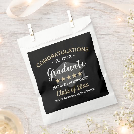 Gefeliciteerd met onze Afstuderen GraduPartij Bedankzakje (Geknipt)