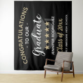 Gefeliciteerd met onze Afstuderen GraduPartij Wandkleed (In situ)