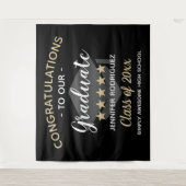 Gefeliciteerd met onze Afstuderen GraduPartij Wandkleed (Voorkant)