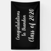 Gefeliciteerd met onze Afstuderen klas van 2020 Spandoek (Verticaal)