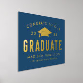 Gefeliciteerd met onze Afstuderen marineslagpartij Folie Afdrukken (Laagn)