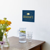 Gefeliciteerd met onze Afstuderen marineslagpartij Folie Afdrukken (Laag (Keuken))