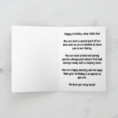 Gefeliciteerd met onze kleine vos feestdagen kaart (Binnen)