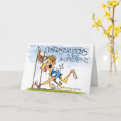 Gefeliciteerd met onze prestatie kaart (Gele Bloem)