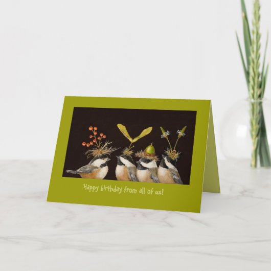 Gefeliciteerd met onze verjaardag! kaart (Voorkant)