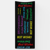 Gefeliciteerd met pensionering Fun Spandoek (Verticaal)