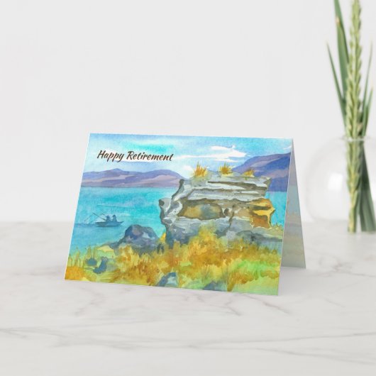 Gefeliciteerd met pensionering Happy Vissen Days L Kaart (Voorkant)