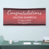 Gefeliciteerd met pensionering Jaren dienst Spandoek (Beurs)