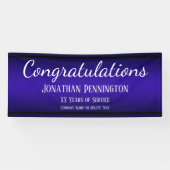 Gefeliciteerd met pensionering Jaren van Service B Spandoek (Horizontaal)