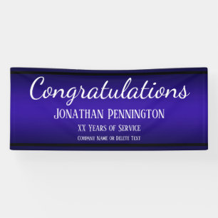 Gefeliciteerd met pensionering Jaren van Service B Spandoek