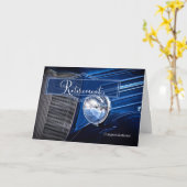 Gefeliciteerd met pensionering kaart (Gele Bloem)