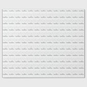 Gefeliciteerd met pensionering zwart met Silver Sp Cadeaupapier (Vlak)