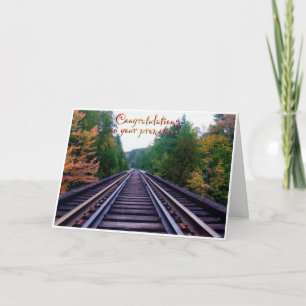 Gefeliciteerd met promotie! kaart