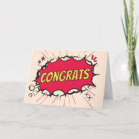 Gefeliciteerd met promotie met explosie