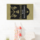 Gefeliciteerd met promotie spandoek (Insitu)