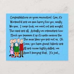 Gefeliciteerd met promotiekaarten en cadeaus briefkaart