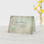 Gefeliciteerd met rechtenschool kaart (Gele Bloem)