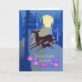 Gefeliciteerd met Reünie met Geboorte Moeder, Hert Kaart (Voorkant)