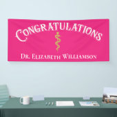 Gefeliciteerd met Roze verpleegkundige Doctor Medi Spandoek (Beurs)