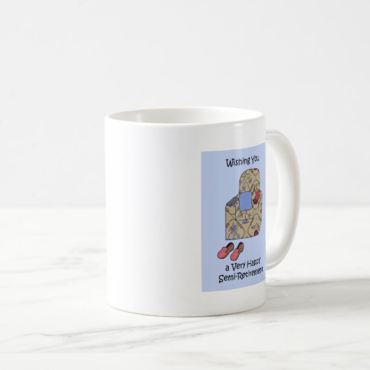 Gefeliciteerd met semiafoon koffiemok (Voorkant rechts)