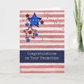 Gefeliciteerd met servicepromotie kaart (Voorkant)