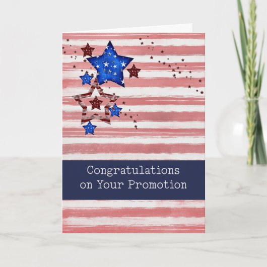 Gefeliciteerd met servicepromotie kaart (Voorkant)