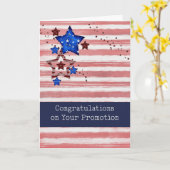 Gefeliciteerd met servicepromotie kaart (Gele Bloem)