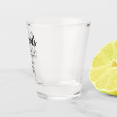 Gefeliciteerd met solo-vlucht - aanpasbaar ontspro shot glas (Rechts)