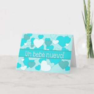 Gefeliciteerd met Spaanse Baby Boy Kaart