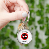 Gefeliciteerd met stoppen met roken sleutelhanger (Hand)