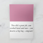 Gefeliciteerd met tandheelkundige examens kaart (Binnen)