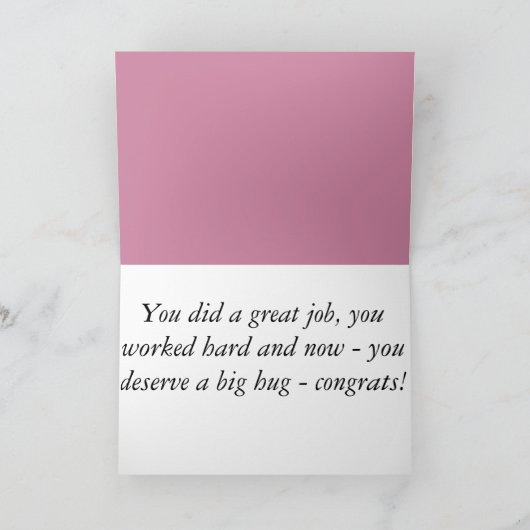 Gefeliciteerd met tandheelkundige examens kaart (Binnen)