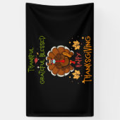 Gefeliciteerd met Turkije met zijn maskerende dank Spandoek (Verticaal)