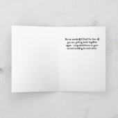 Gefeliciteerd met tweede bruiloft met elkaar kaart (Binnen)