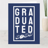 Gefeliciteerd met uw afstudeerkaart kaart (Voorkant)