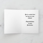 Gefeliciteerd met uw Afstuderen Oranje zonsonderga Kaart (Binnen)